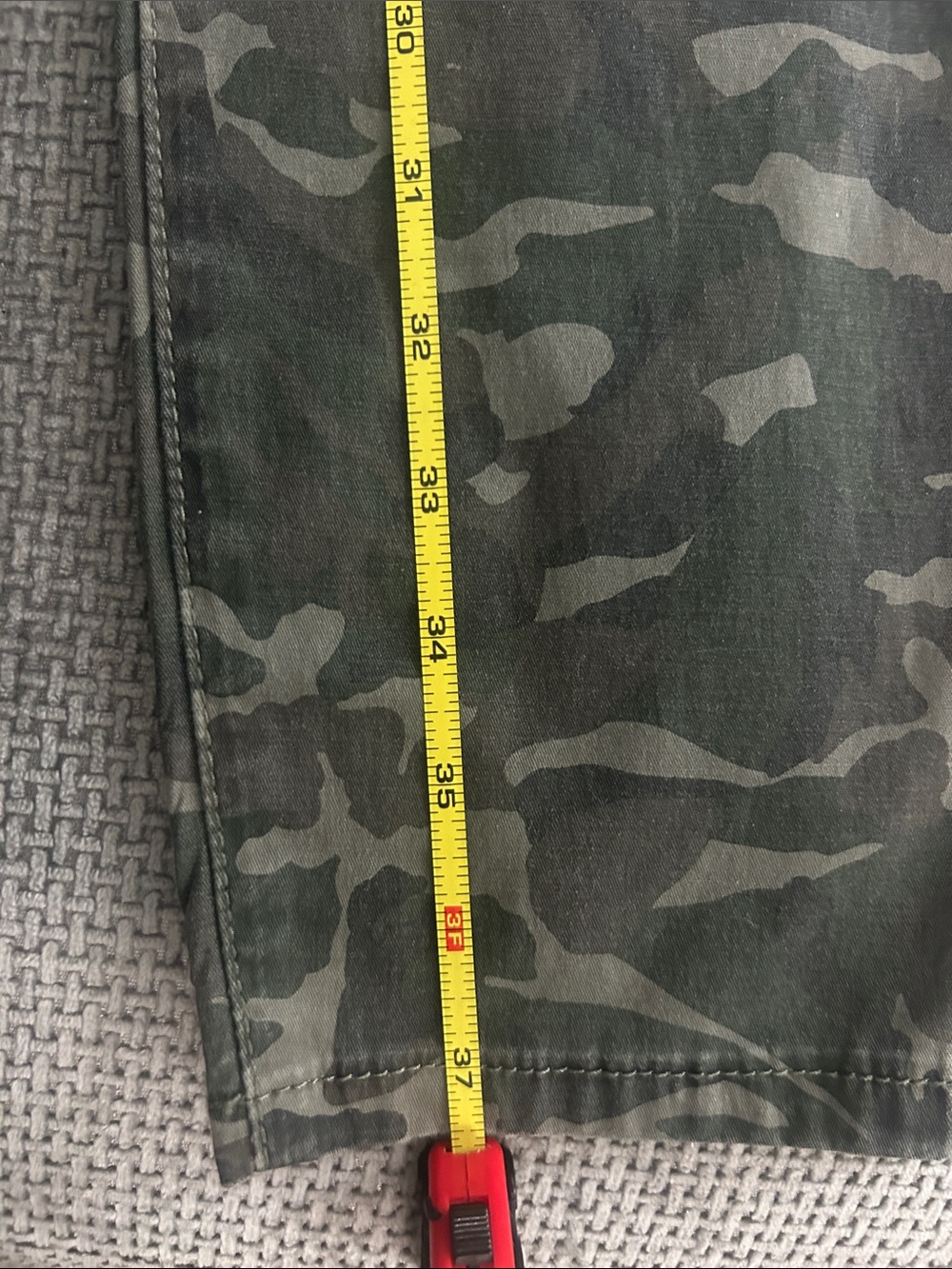 Hollywood Camo Distressed Cargo Pants | Women’s | Streetwear | Y2K Green - Picture 9 of 12